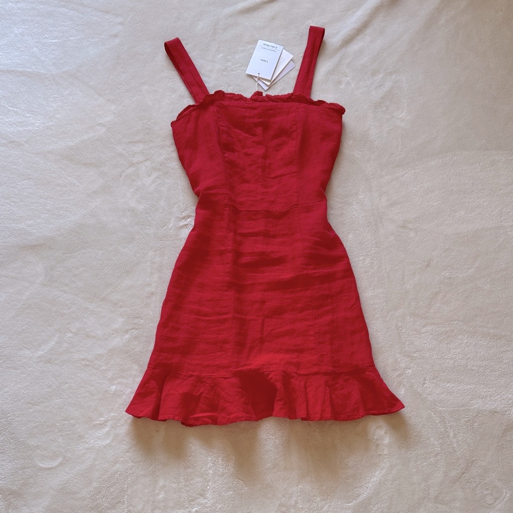& Other Stories Red Mini Dress